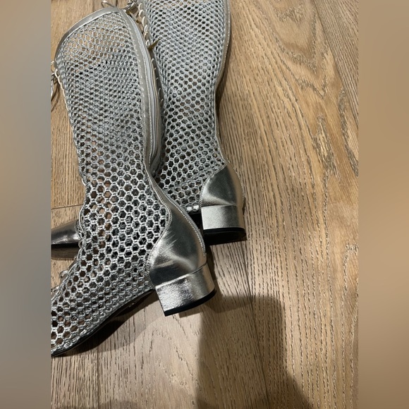 Dior Naughtily-D Fishnet Knee Boots - Picture 5 of 9